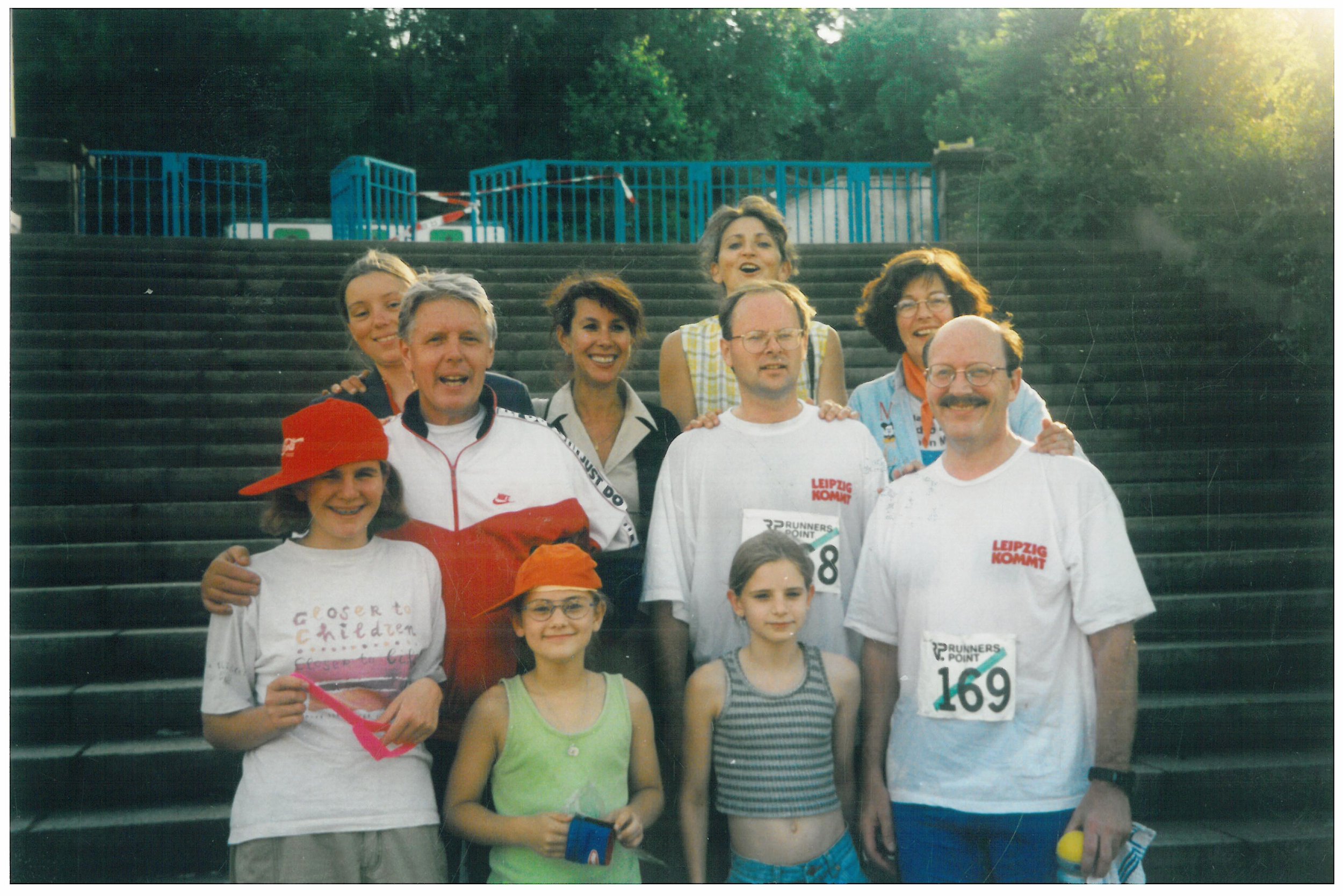 1997 Leipzig runners and supporters