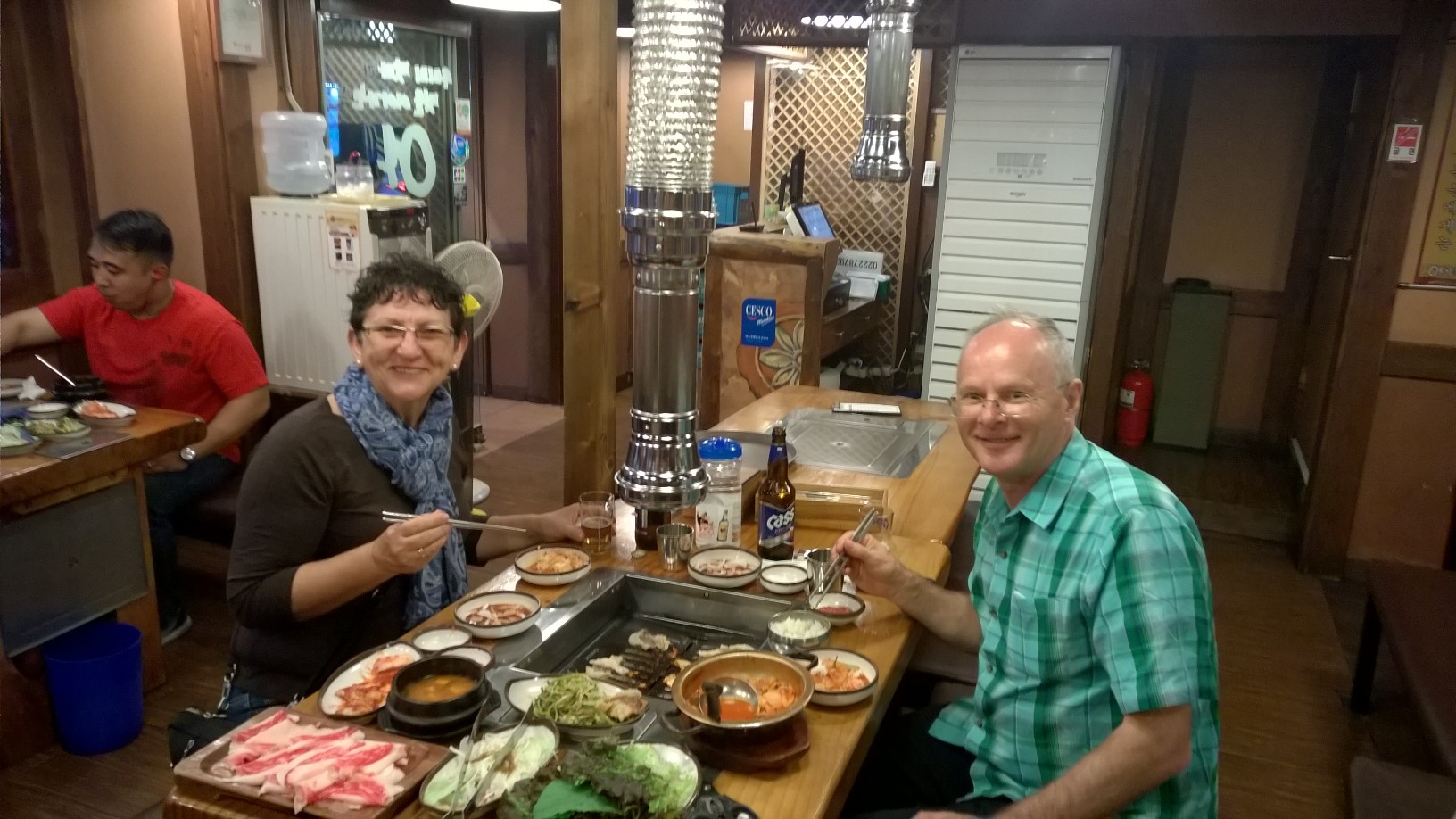 Eating Kimchi