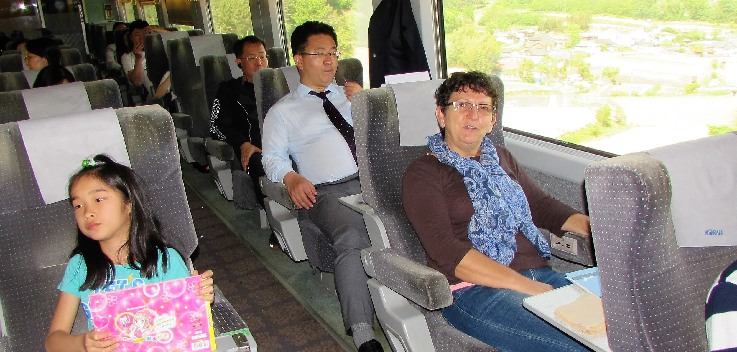 High-speed train from Seoul to Busan
