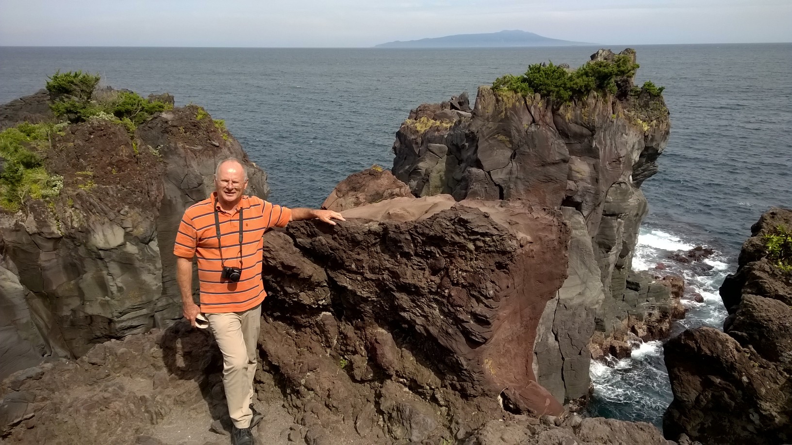 On the cliffs of the Jogasaki coast