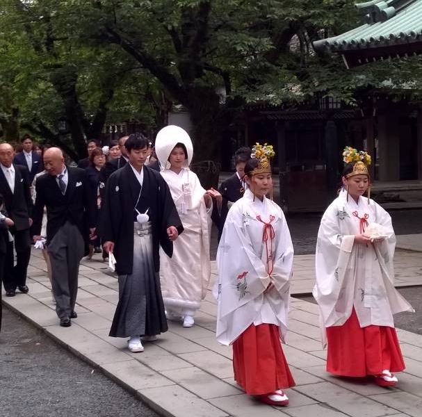 Wedding ceremony in Mishima