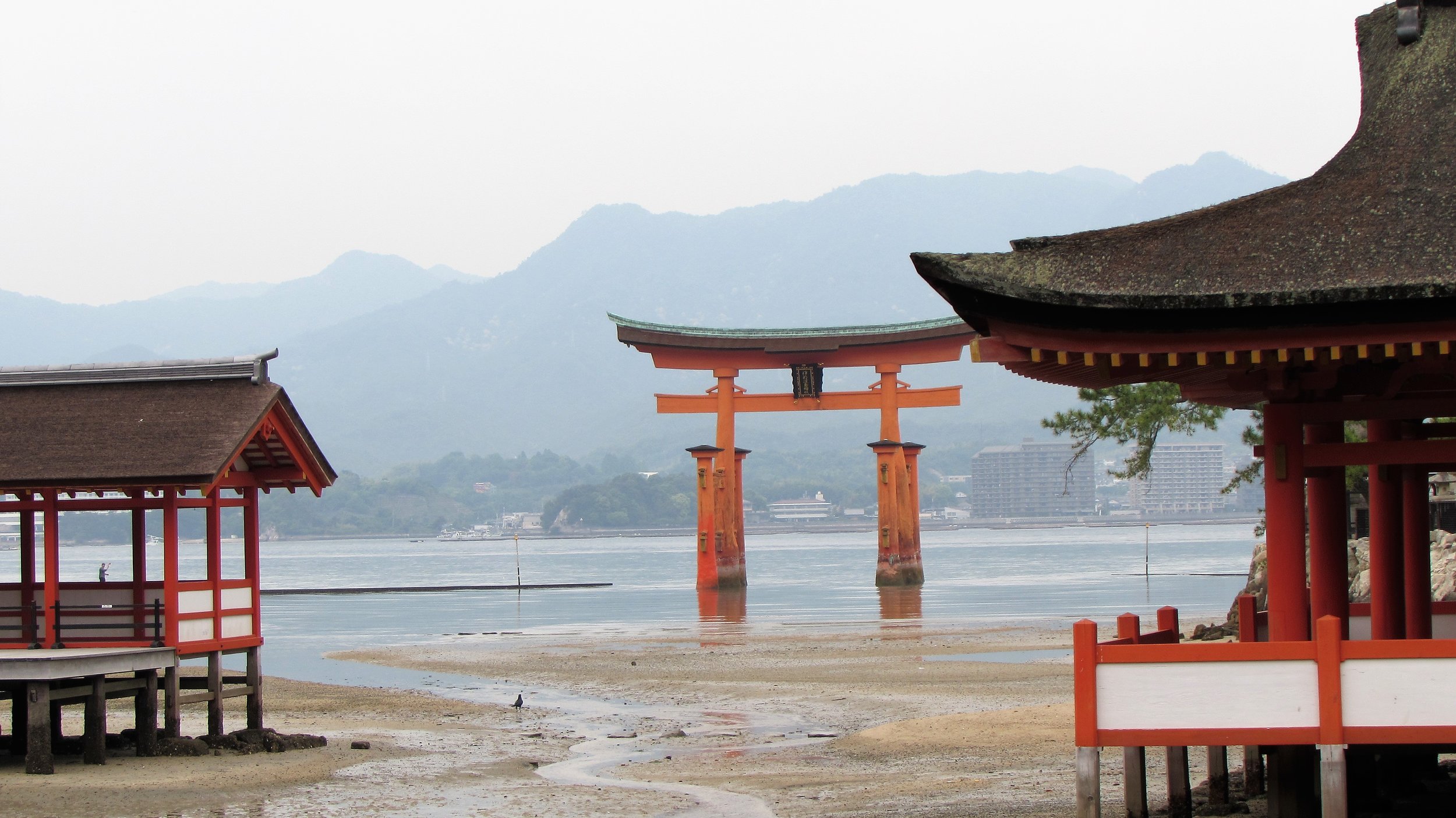 The Itsukushima Shrine outside Hiroshima