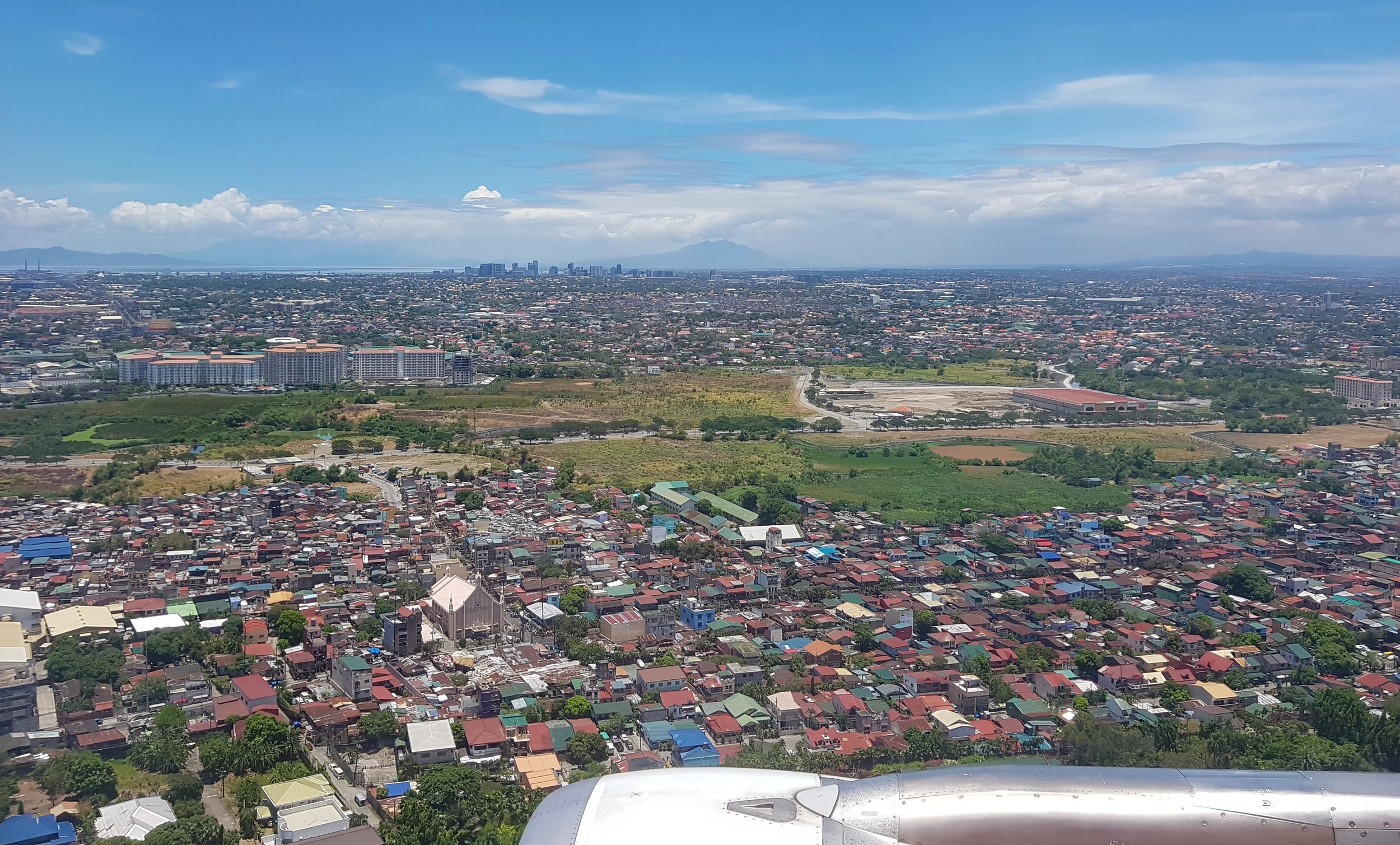 Approaching Manila International Airport