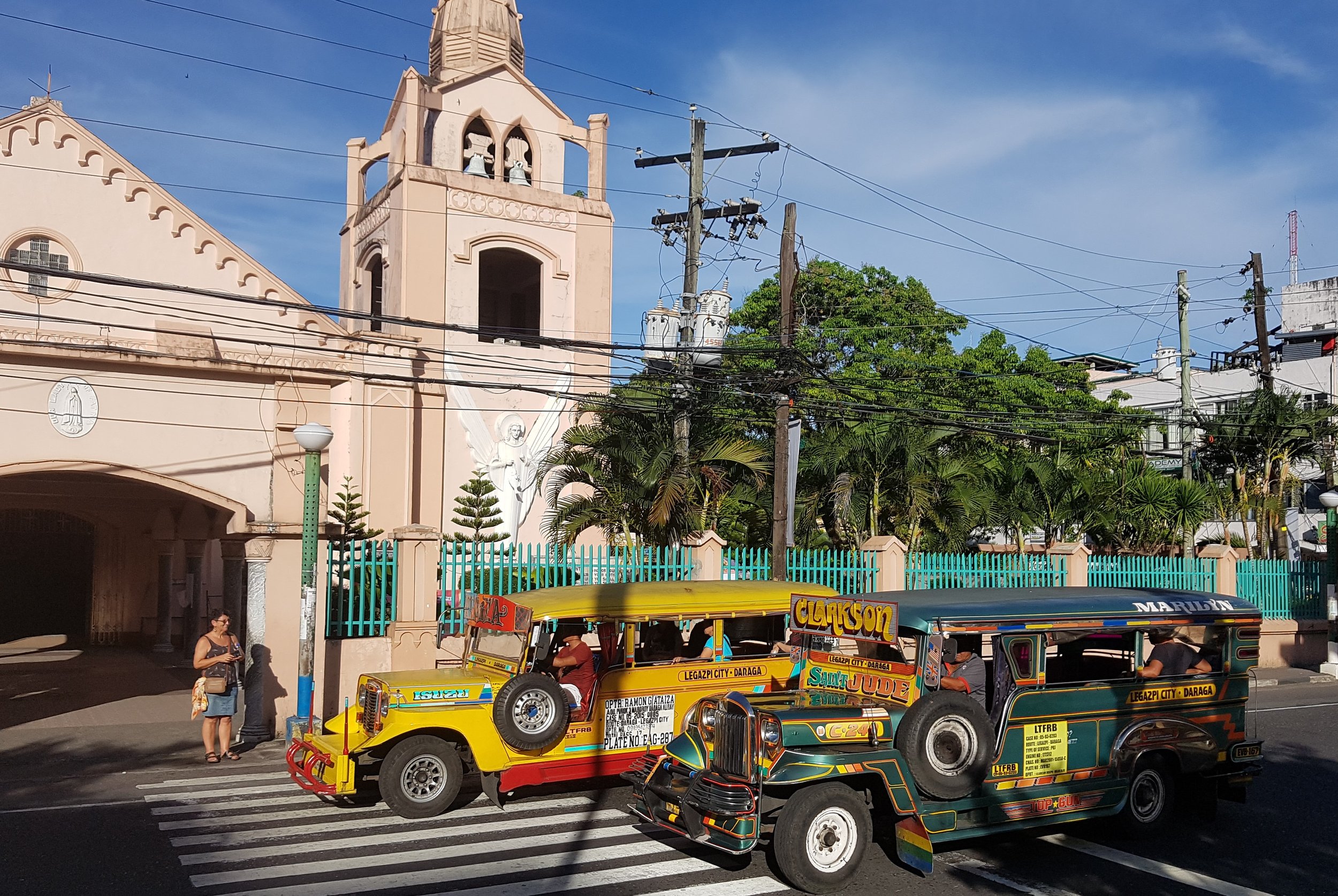 The colorful Jeepneys are an important means of transportation