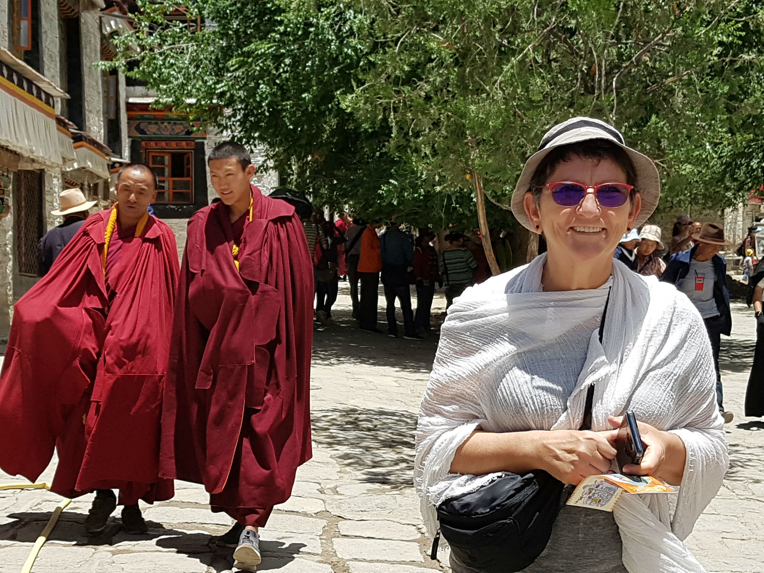 Monks were omnipresent in Lhasa