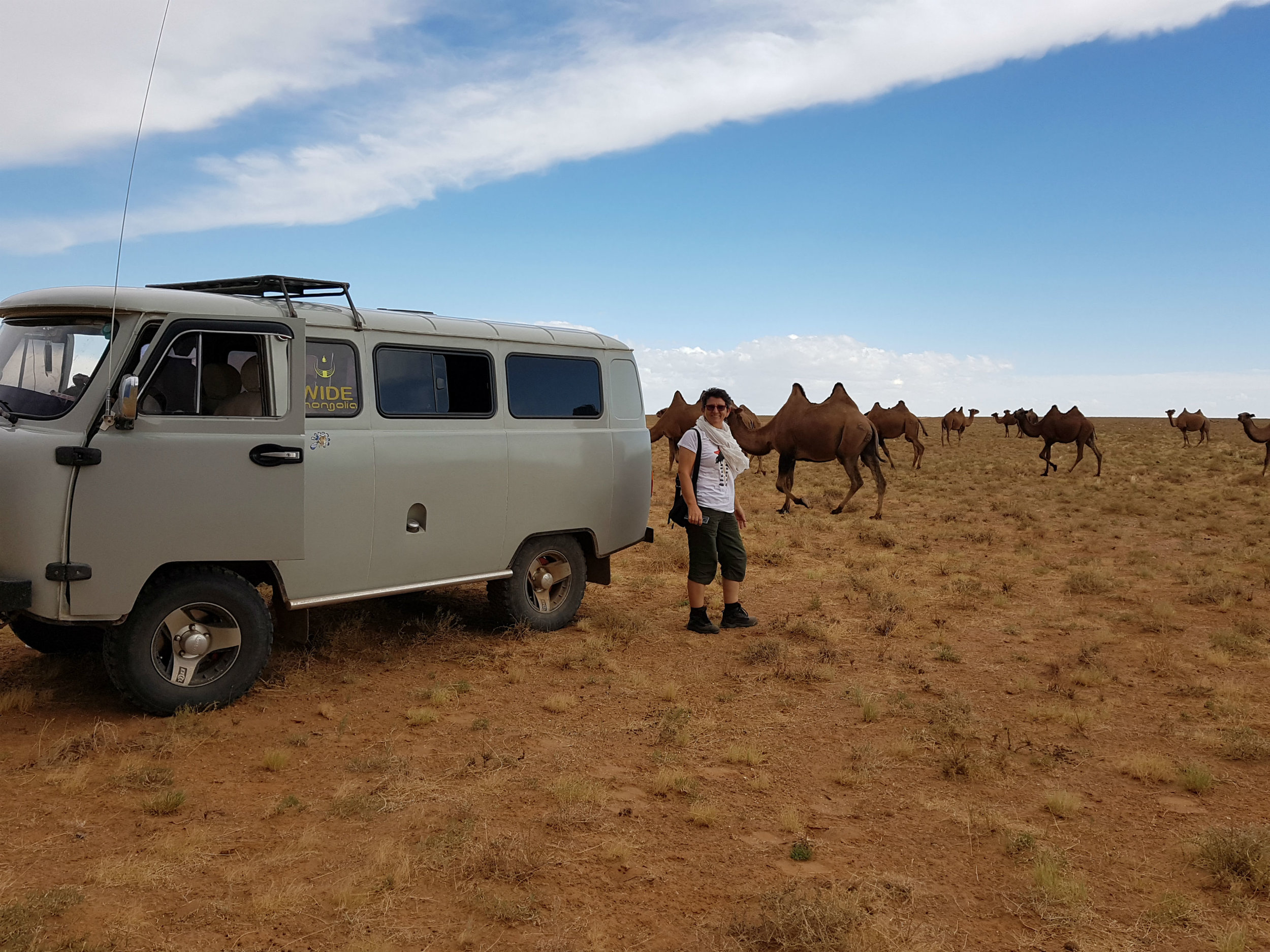 Resting on our way to the Gobi Desert