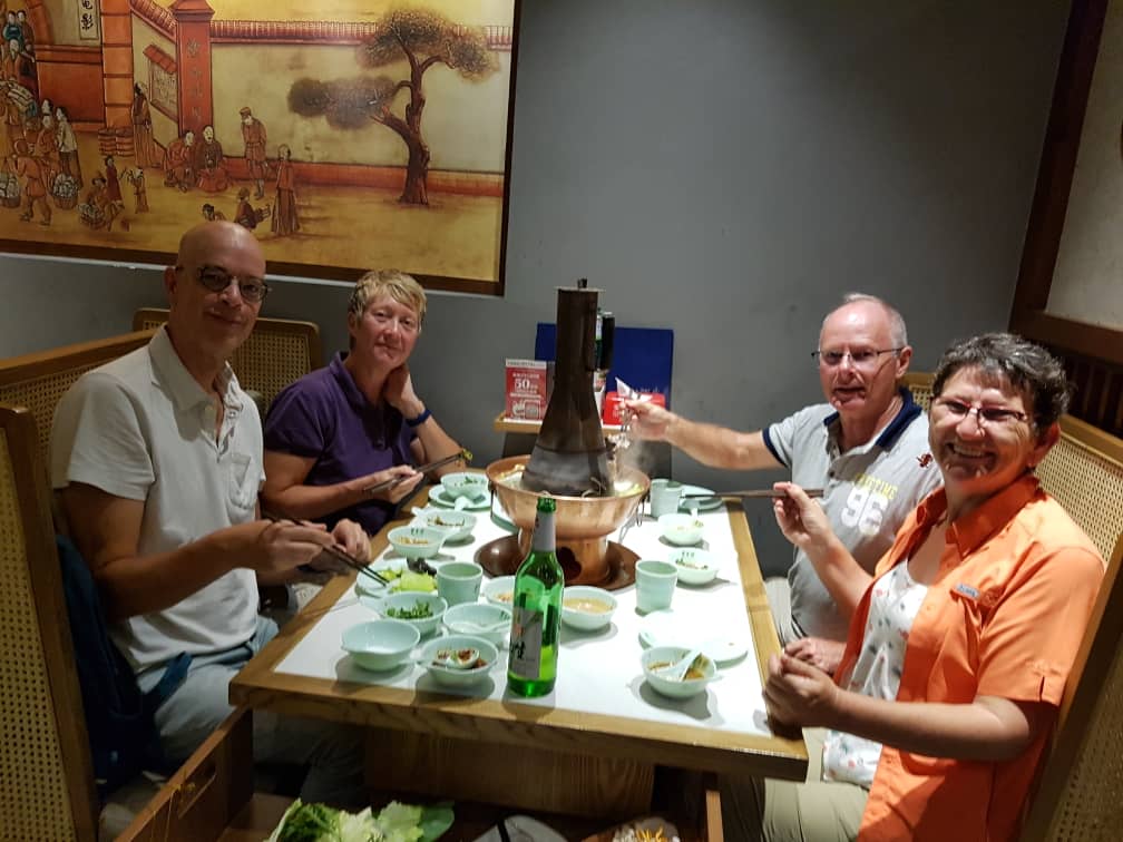 Hotpot dinner with Berry, Pamela, Francien and Frank in Beijing