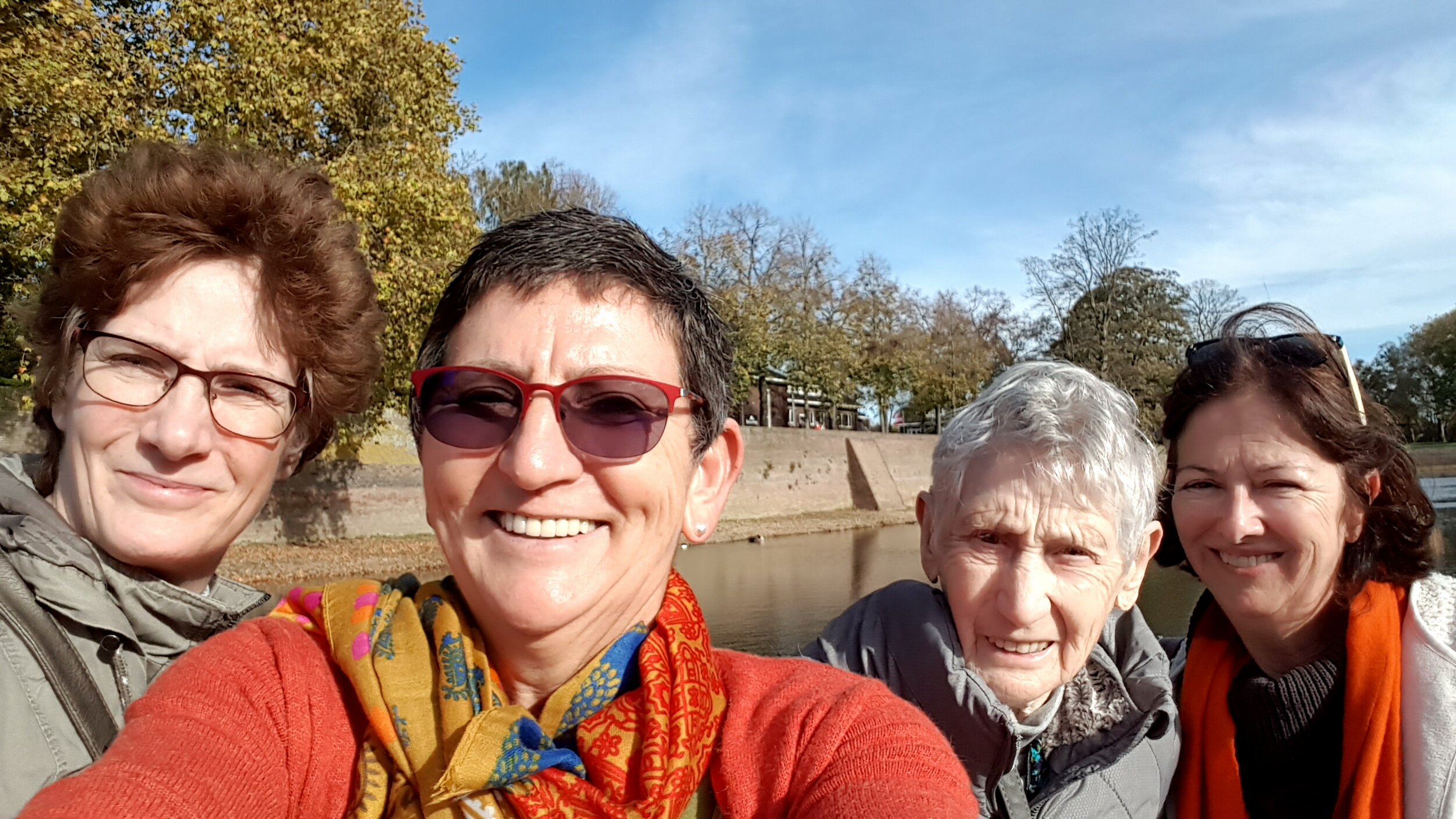 Francien with her sisters and mam