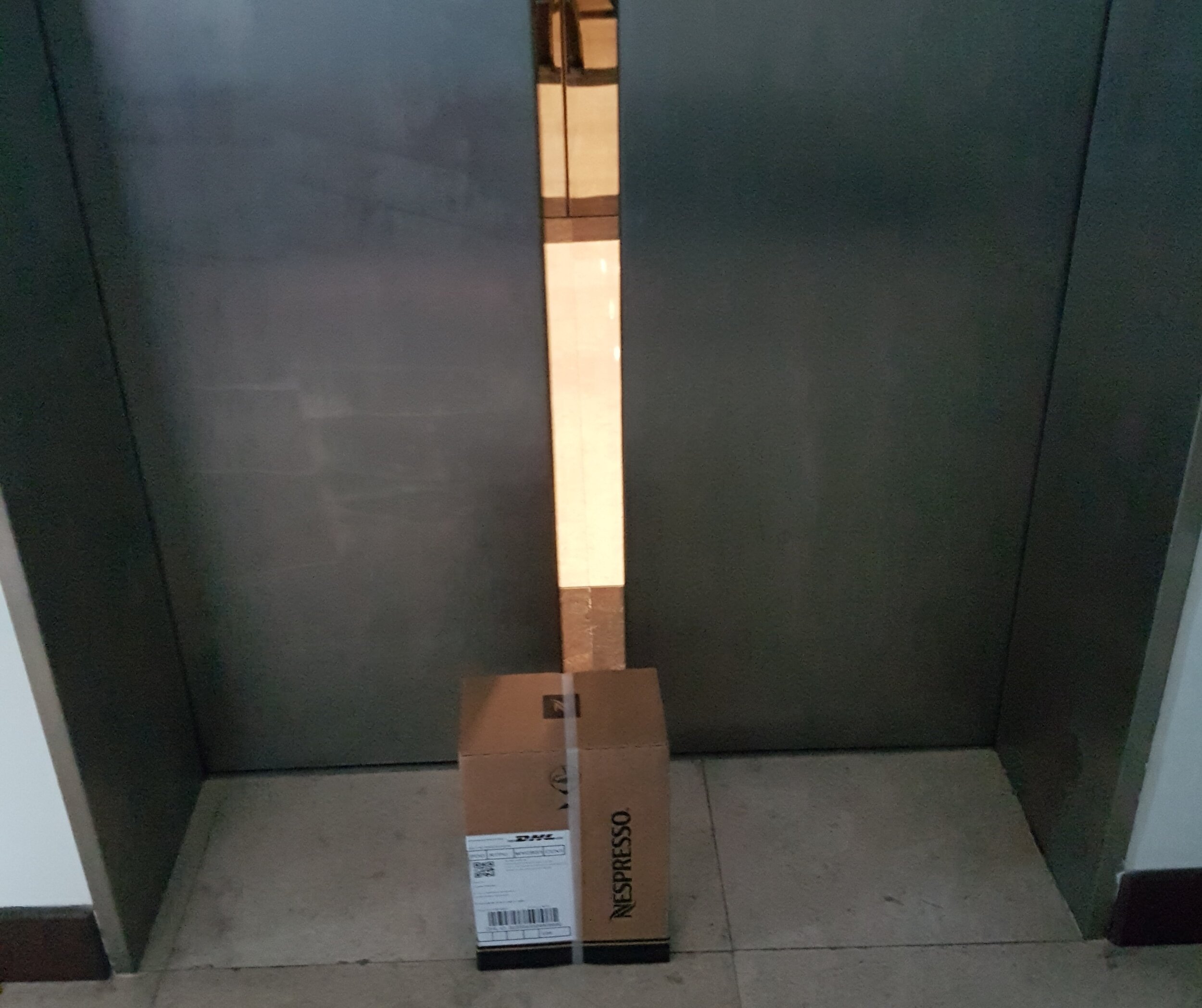 Home delivery via our elevator - no human contact....