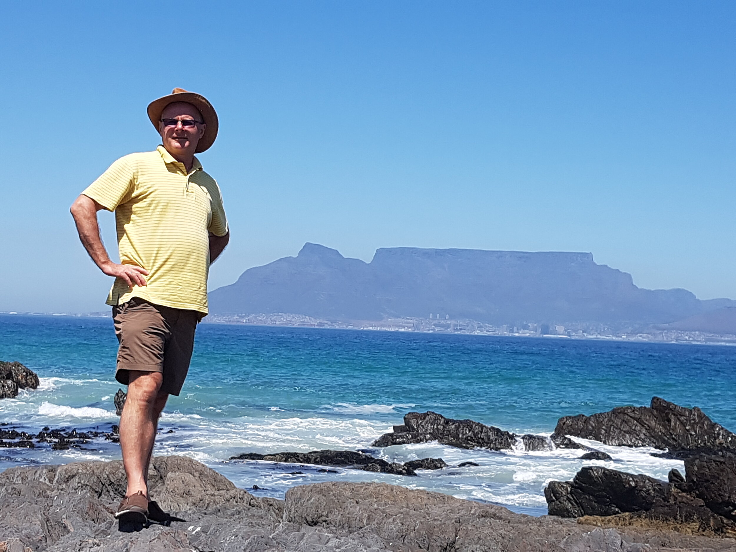 View across the bay from Blouwbergstrand, Cape Town