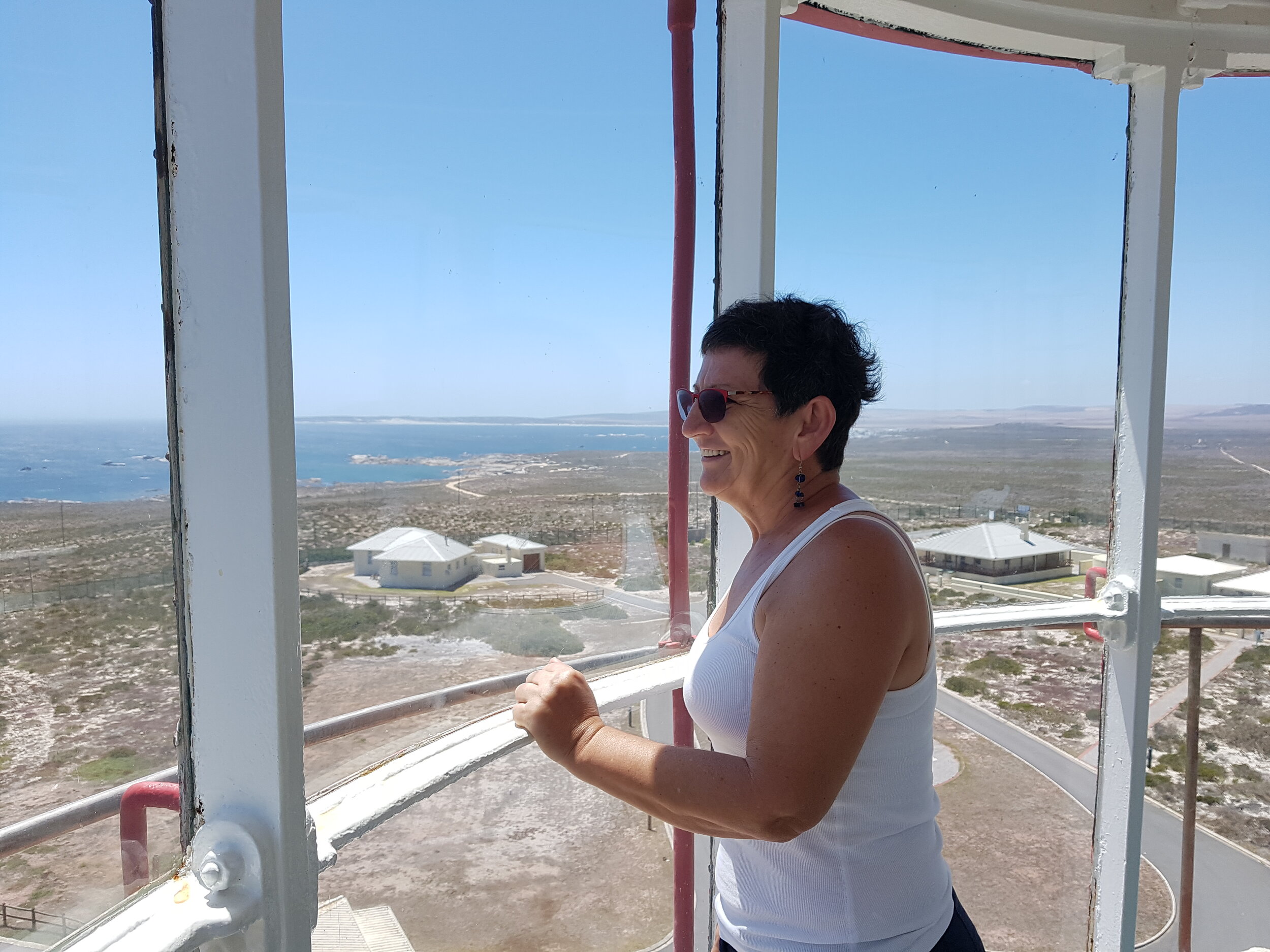 Inside the lighthouse of Paternoster, Western Cape