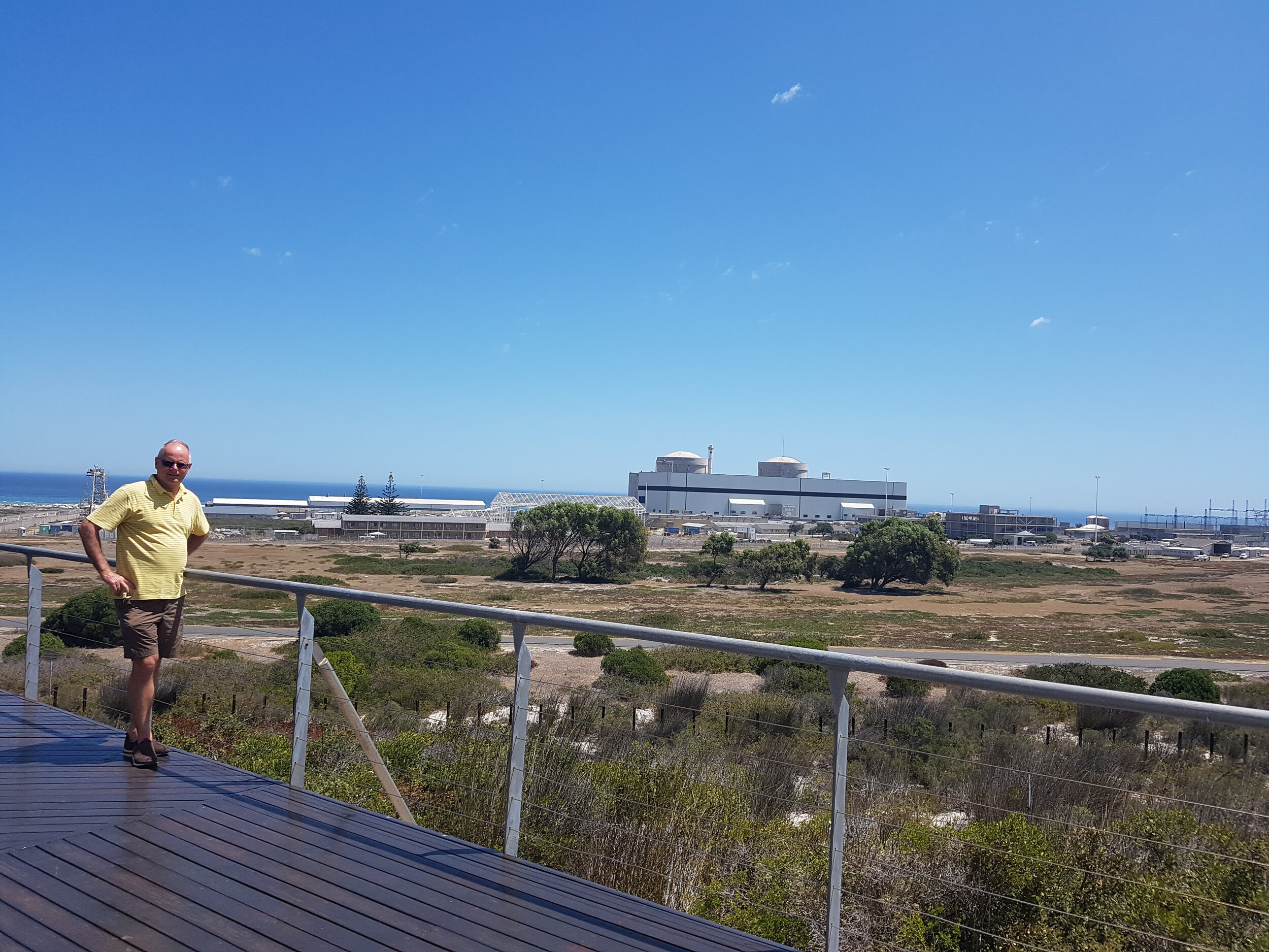 Koeberg nuclear power plant north of Cape Town