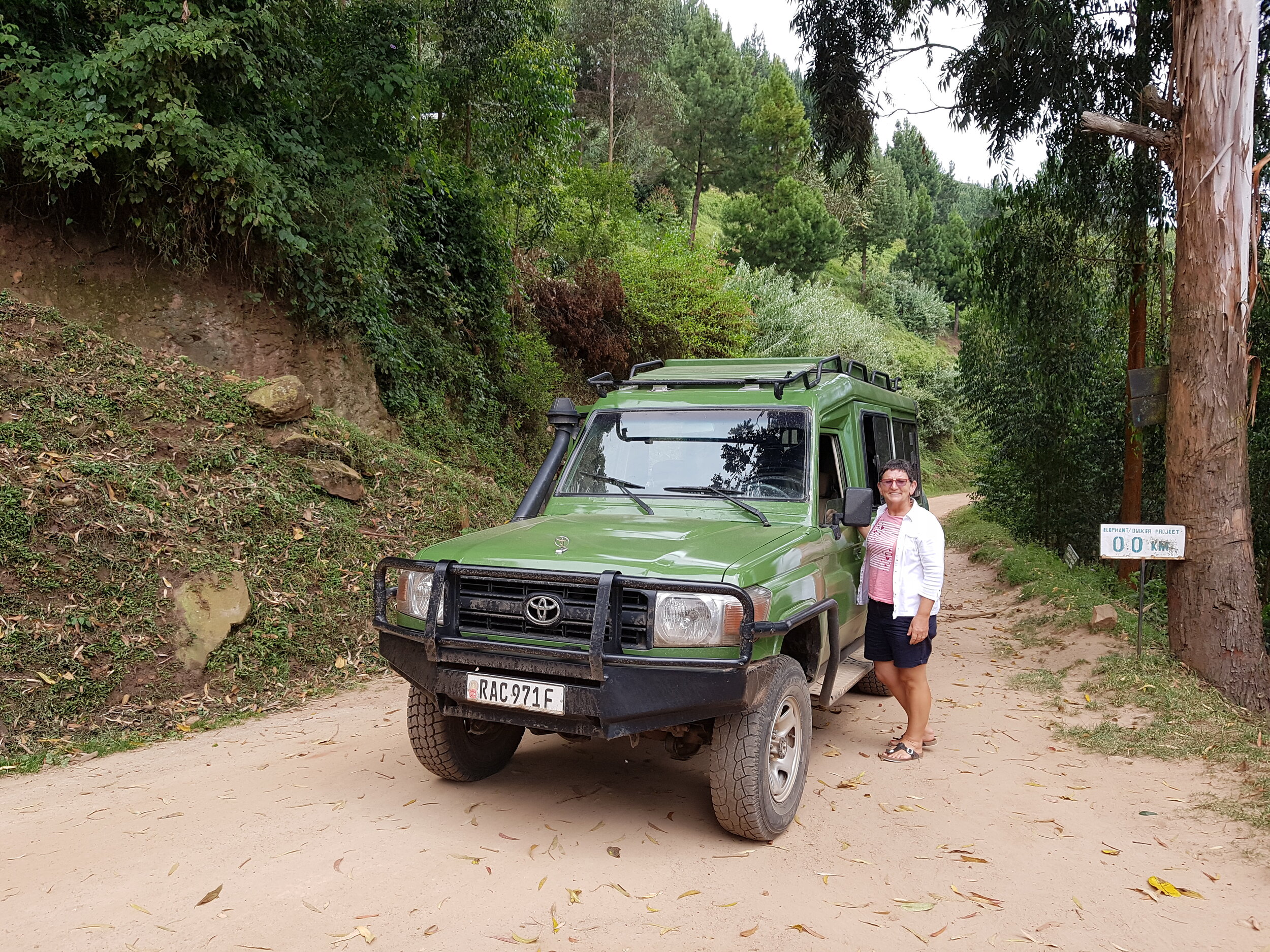 A 4x4 vehicle is a must in the Bwindi forest area, Uganda