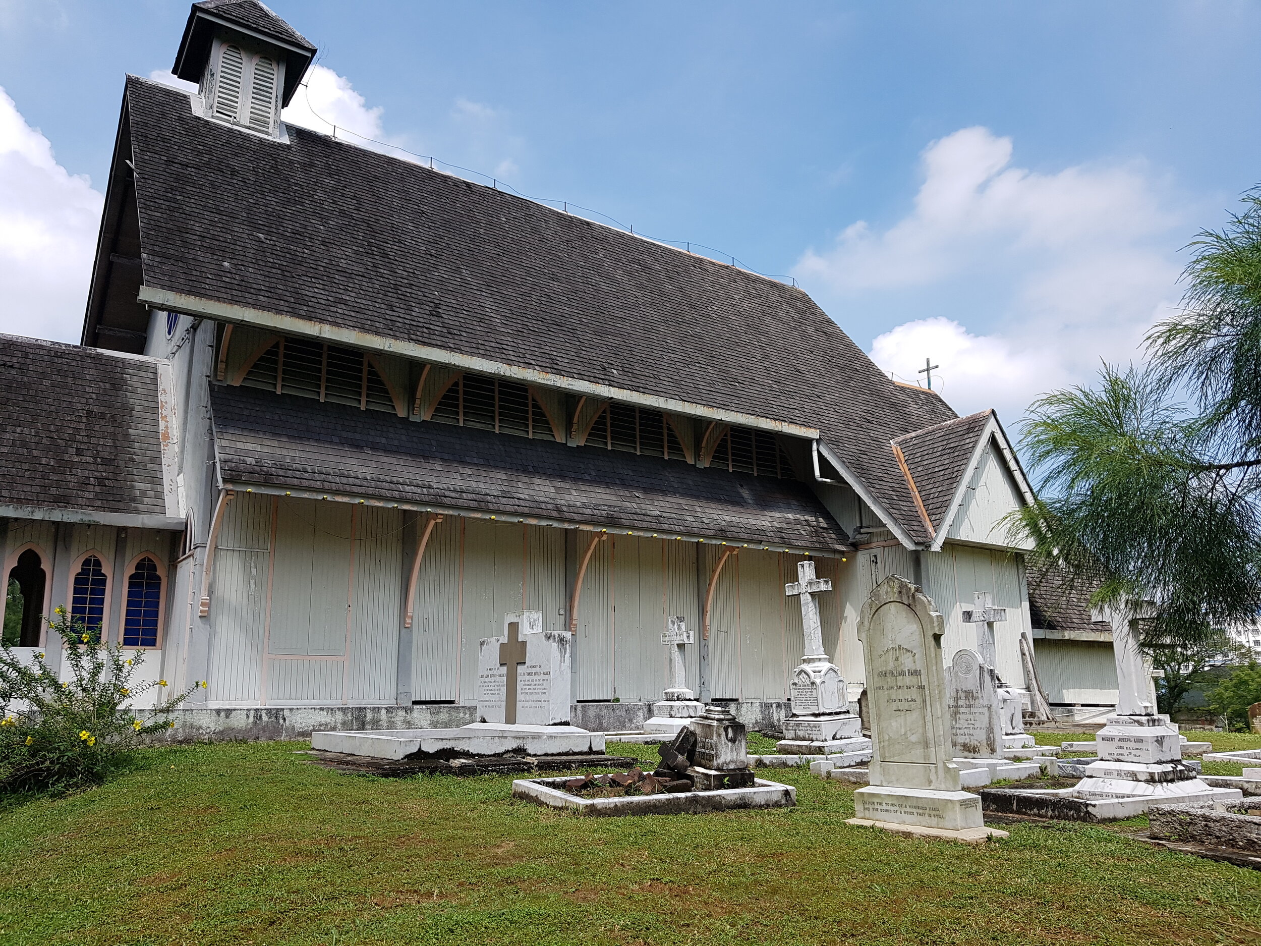'All Saints' - Oldest church in Malaysia (Taipeng) built entirely from wood.