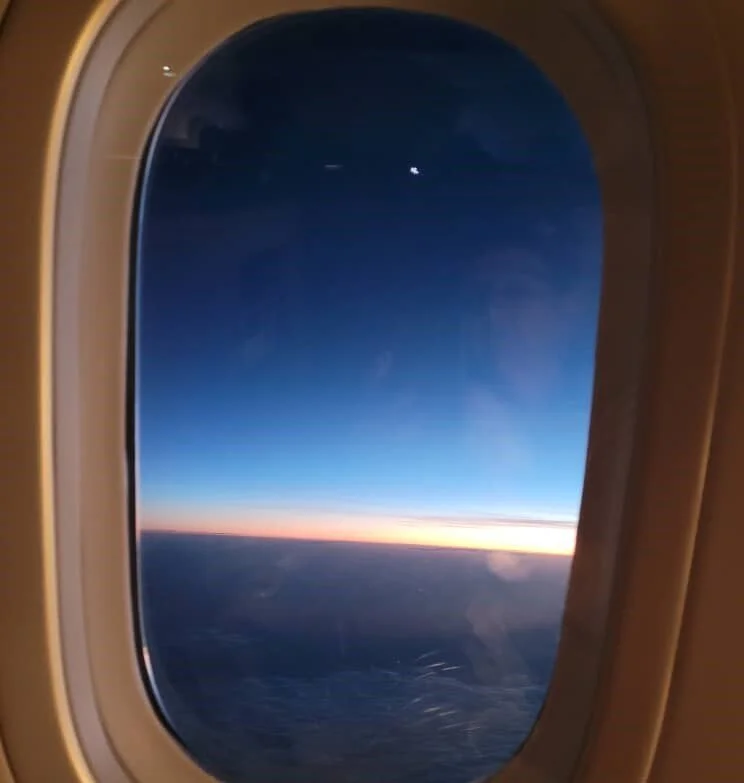 First long-haul flight post COVID-19