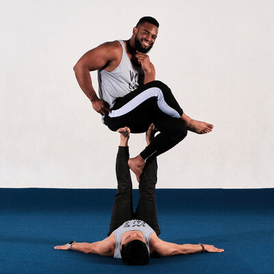 Acro Yoga Performance Duo for Hire in Austin, duo yoga poses 