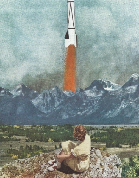 Untitled (Rocket Girl) • Private Collection