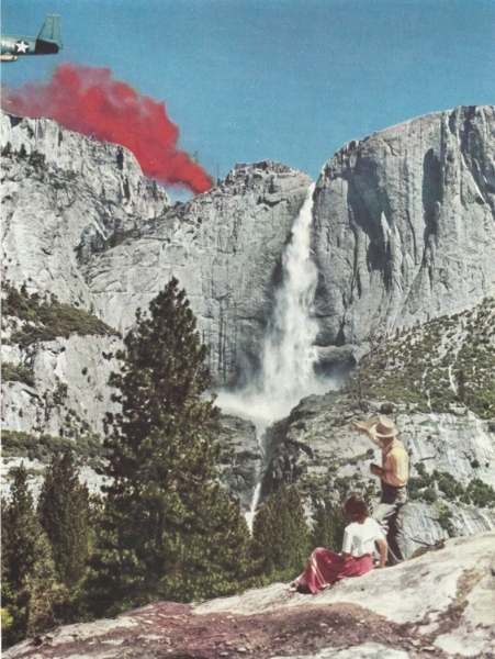 Untitled (Red Smoke Rising) • Private Collection