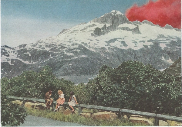 Untitled (Red Smoke Rising II) • Private Collection