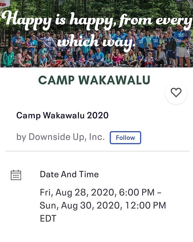 Reminder: Camp Wakawalu is postponed to August 28-30. An email went out months ago -- just sending out reminder of new date again.