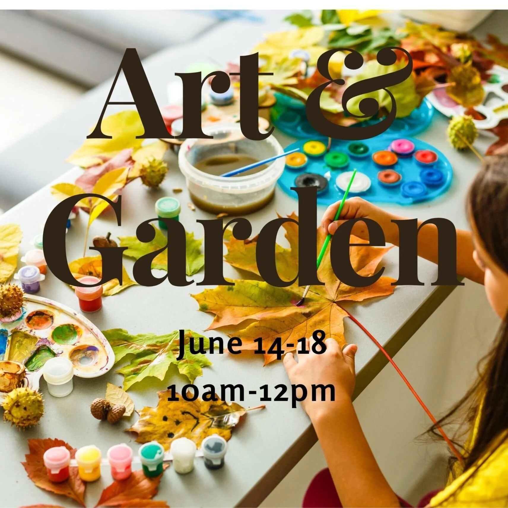 Art/Garden Camp  (8-12 year olds)