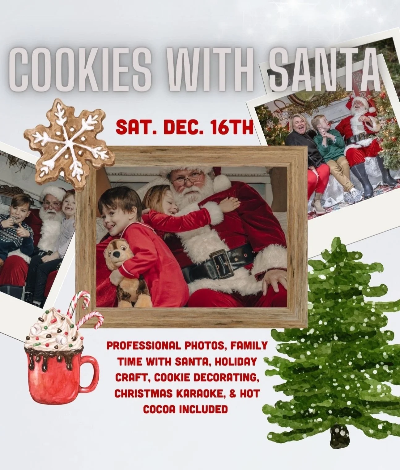 Cookies with Santa! 