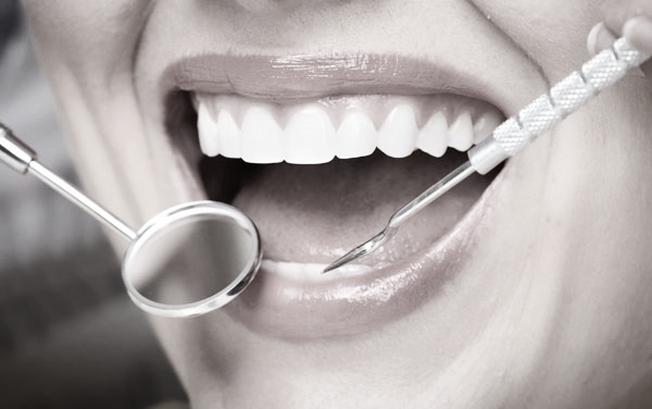 Close-up of dental examination