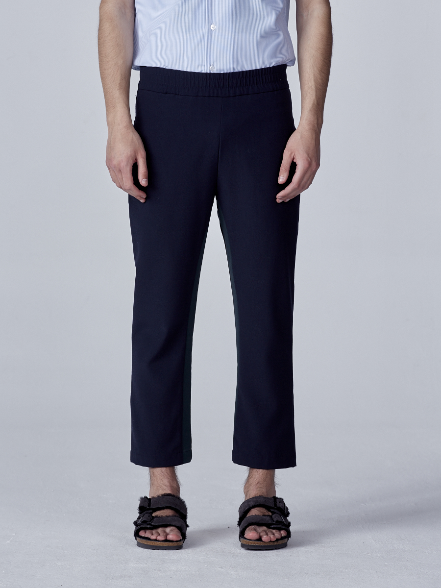 Blue tracksuit pants for man 1