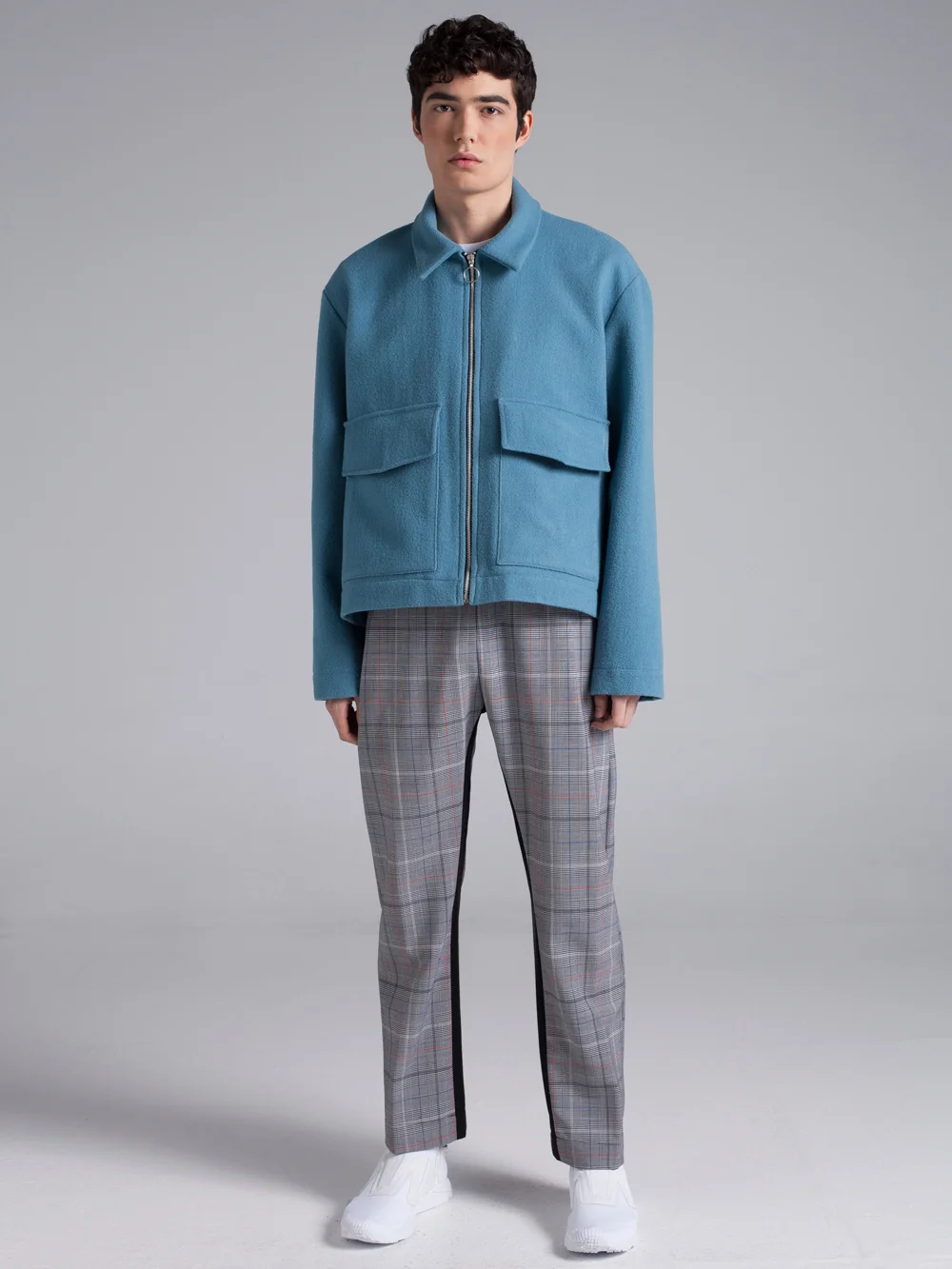 Blue jacket for man