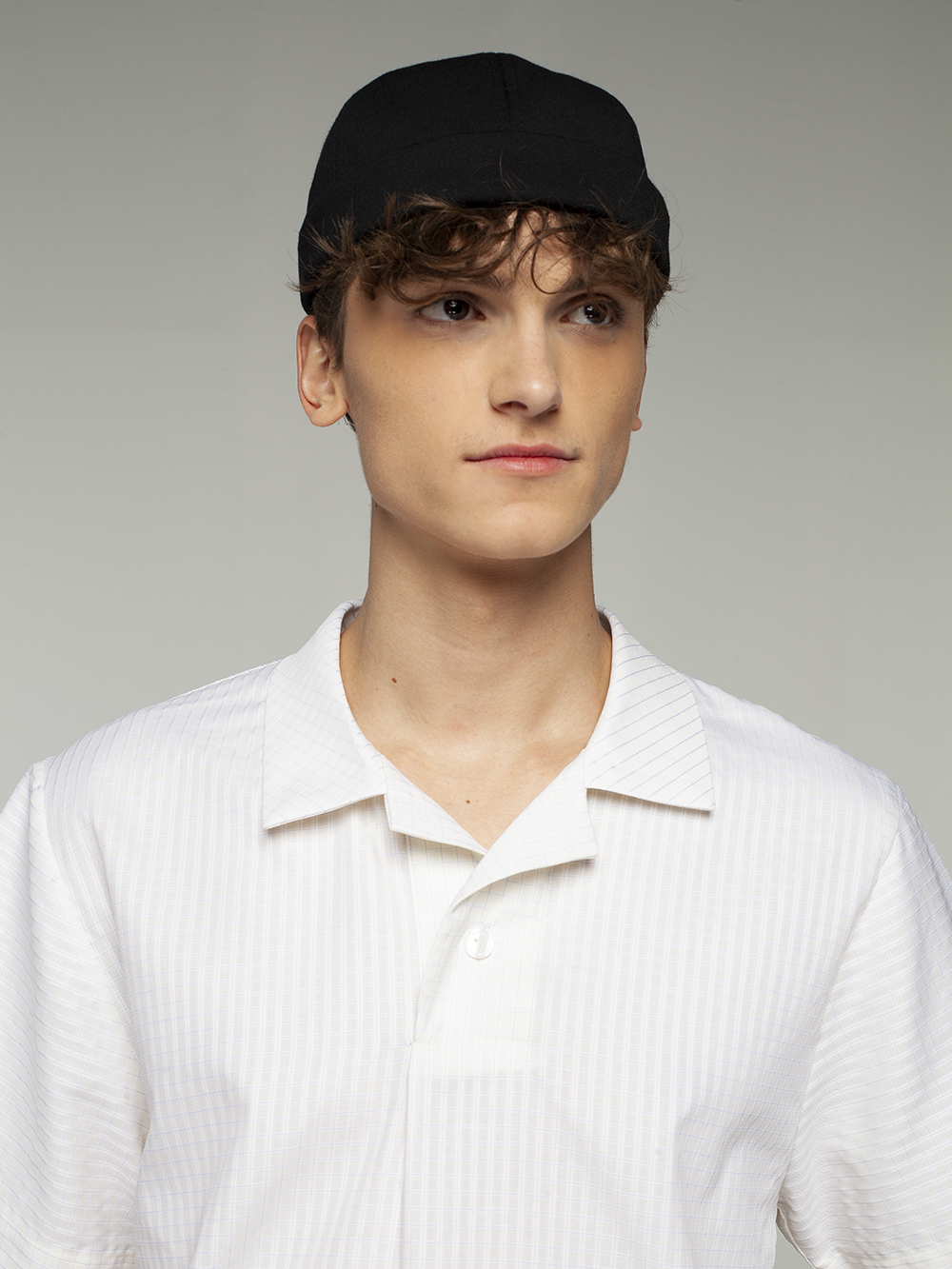 texture polo shirt neck