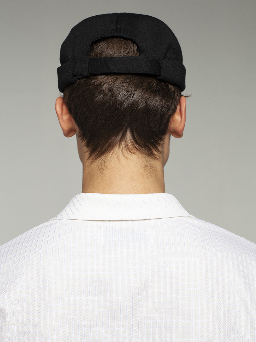texture polo shirt back detail