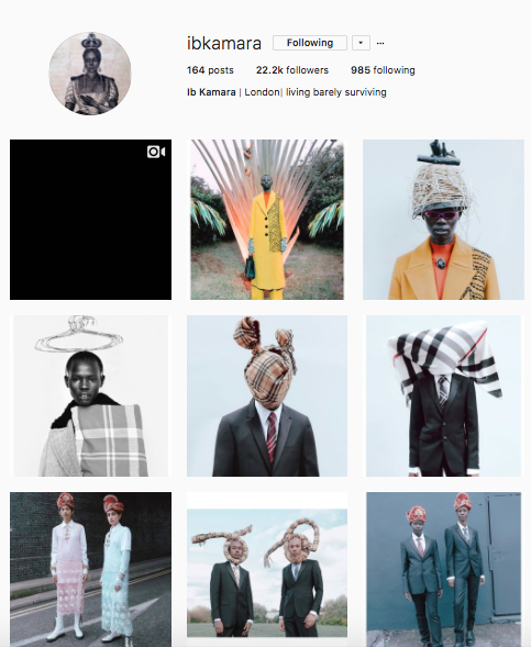@ibkamara on Instagram Above: Image by Carrie Mae Weems for W Magazine Art Issue.