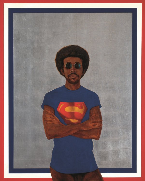 Barkley L. Hendrick, Icon for My Man Superman (Superman Never Saved any Black People – Bobby Seale) 1969