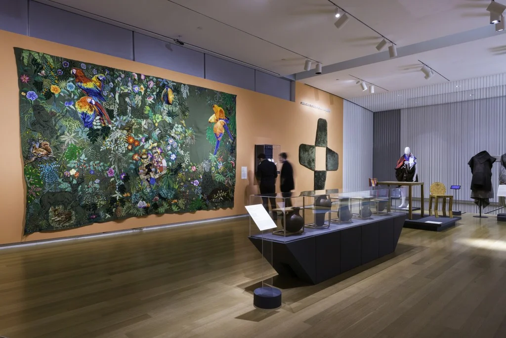 Installation view of New Territories: Laboratories for Design, Craft and Art in Latin America, Museum of Art and Design, 2015.
