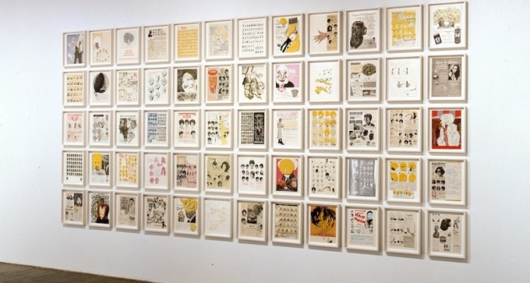 Ellen Gallagher , DeLuxe, 2004–5. Featured in Speaking of People: Ebony, Jet and Contemporary Art at the Studio Museum in Harlem, 2014.
