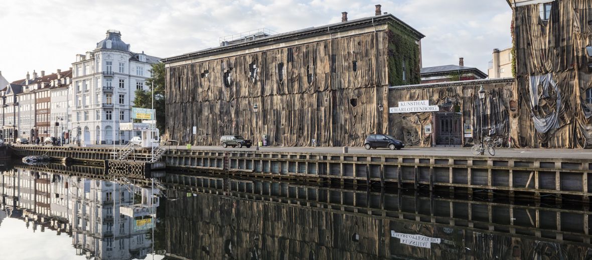 Ibrahim Mahama Nyhavn Kpalang. Kunsthal Charlottenborg 2016. Installation View. Featured in An Age of our Own Making. Photo by Anders Sune Berg. 