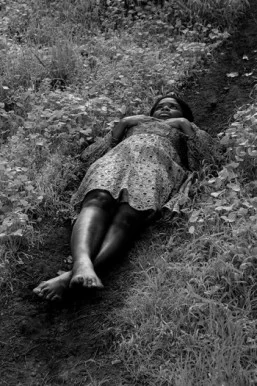 From the series, Bountiful Darkness , 2010. Above: Masque, 2015.