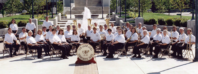 The Lake Area Community Band in Warsaw, 1995.