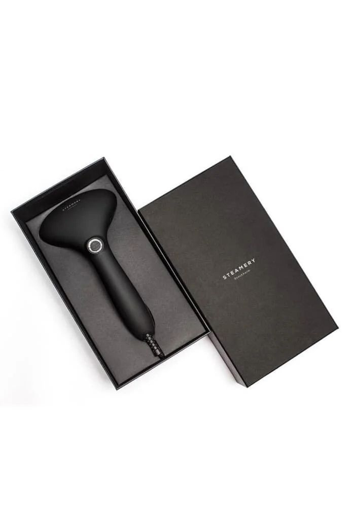  A luxurious and minimal hand steamer.  