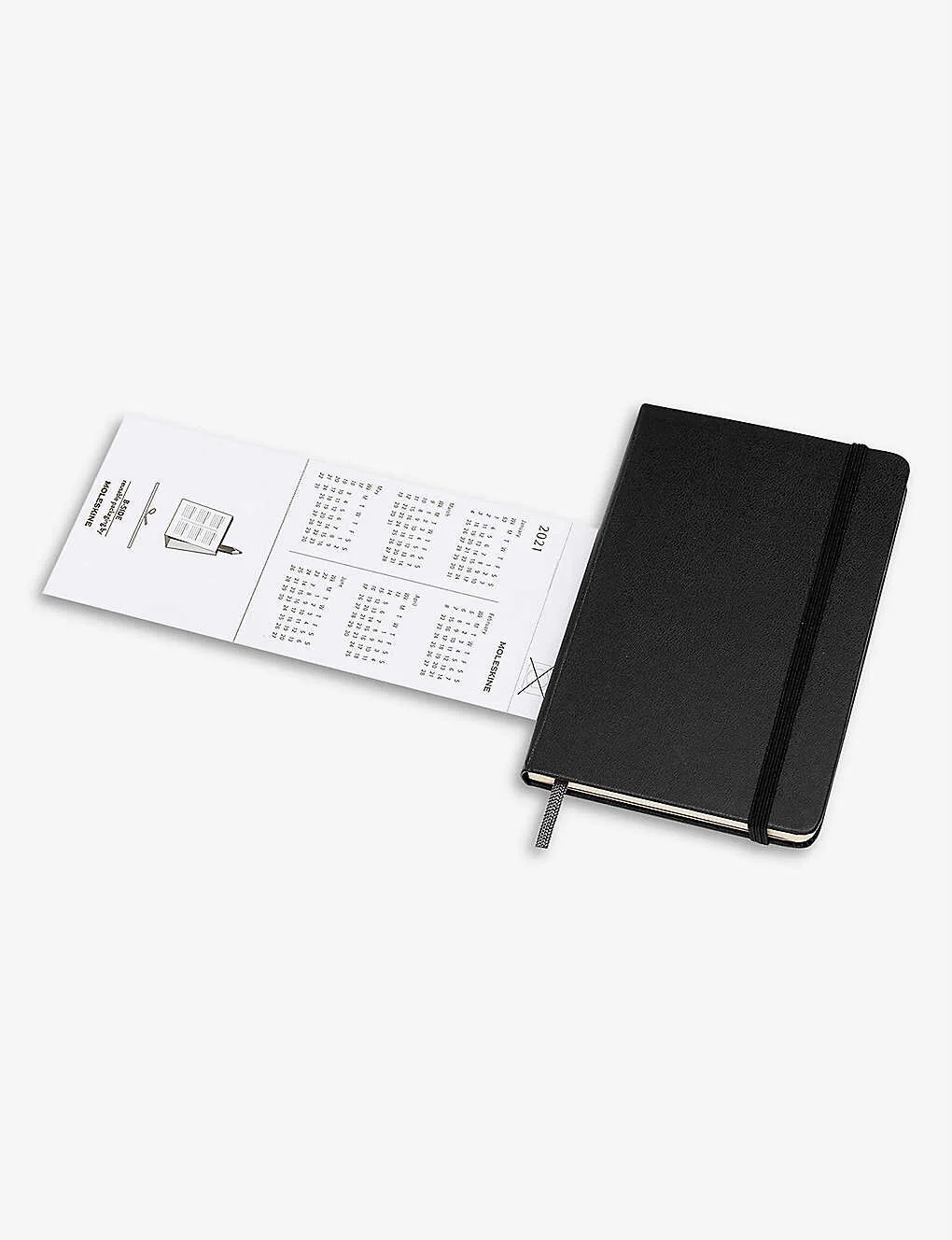 12-month pocket hardcover diary 2021 by MOLESKINE.