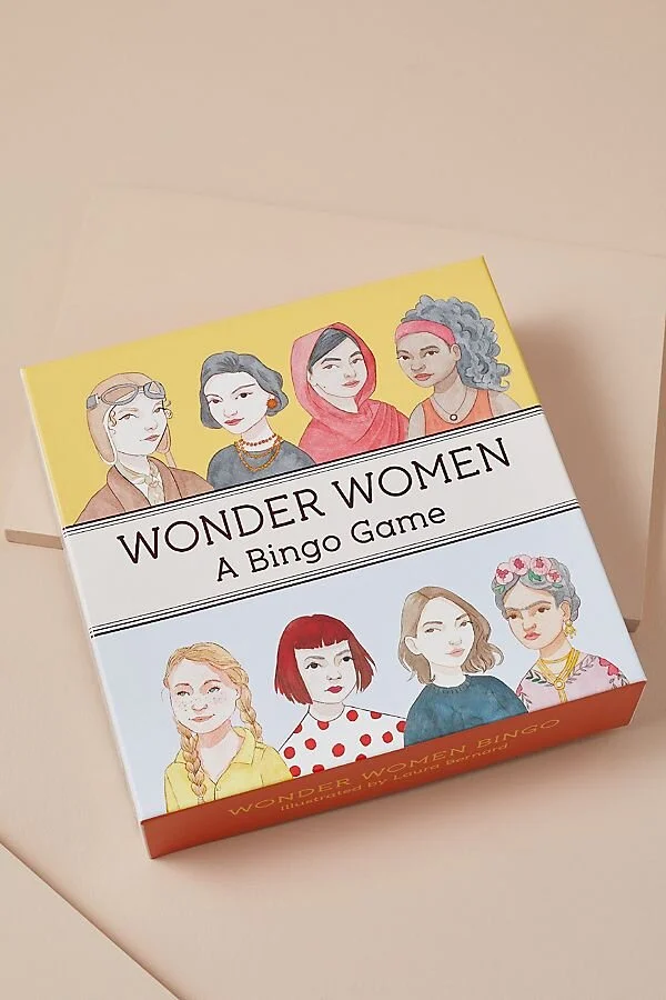 Fill your game card with inspiring women from across the world and across history, how wonderful is this?