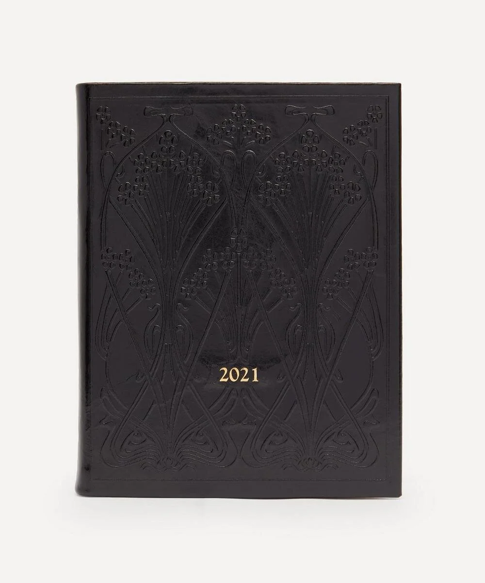    The Ianthe embossed leather 2021 diary from Liberty. 