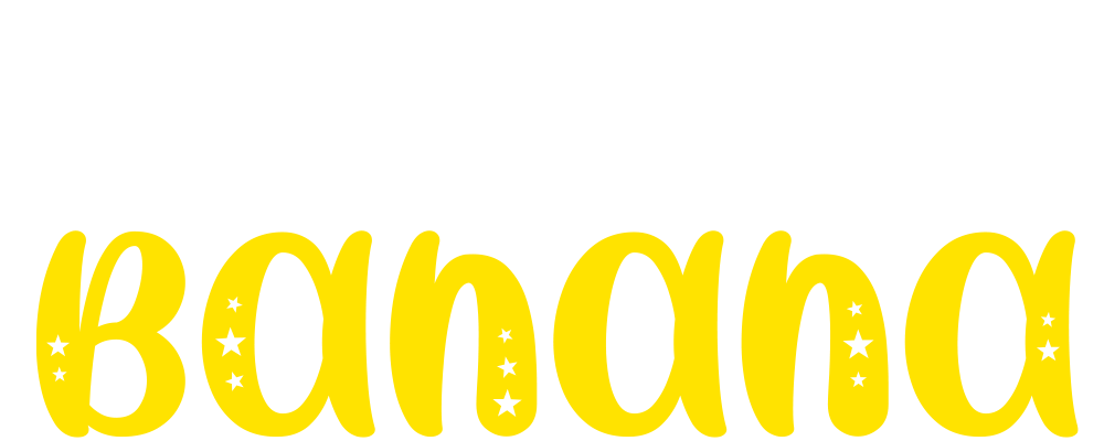 Text that reads 'HUMBLE BANYA' in a playful font, with 'HUMBLE' in white and 'BANYA' in yellow, against a black background.