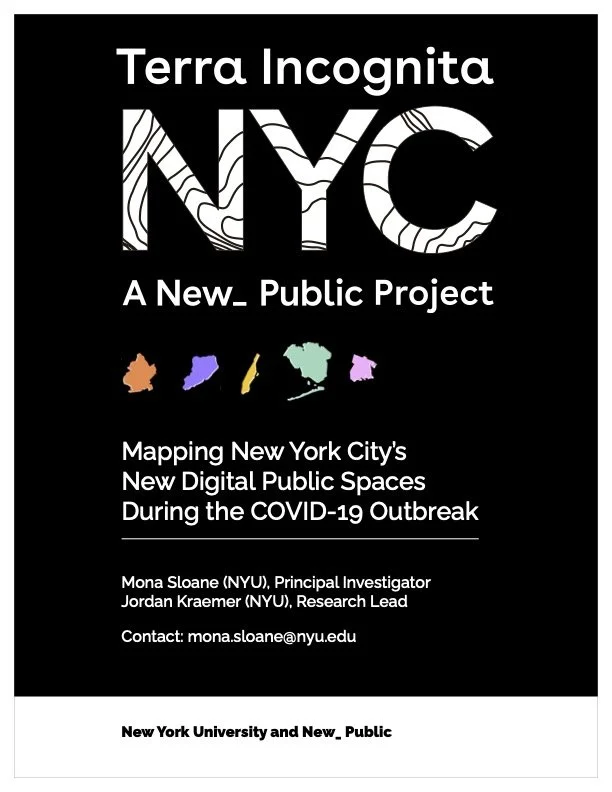 "This is the biggest revelation of Terra Incognita NYC: the digital city, for better and for worse, actually reinforced the physical city."
