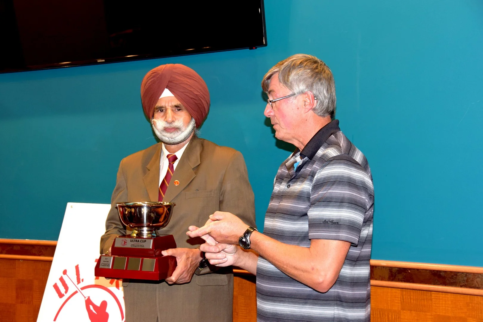 Ultra Cup presentation to Rose Hare