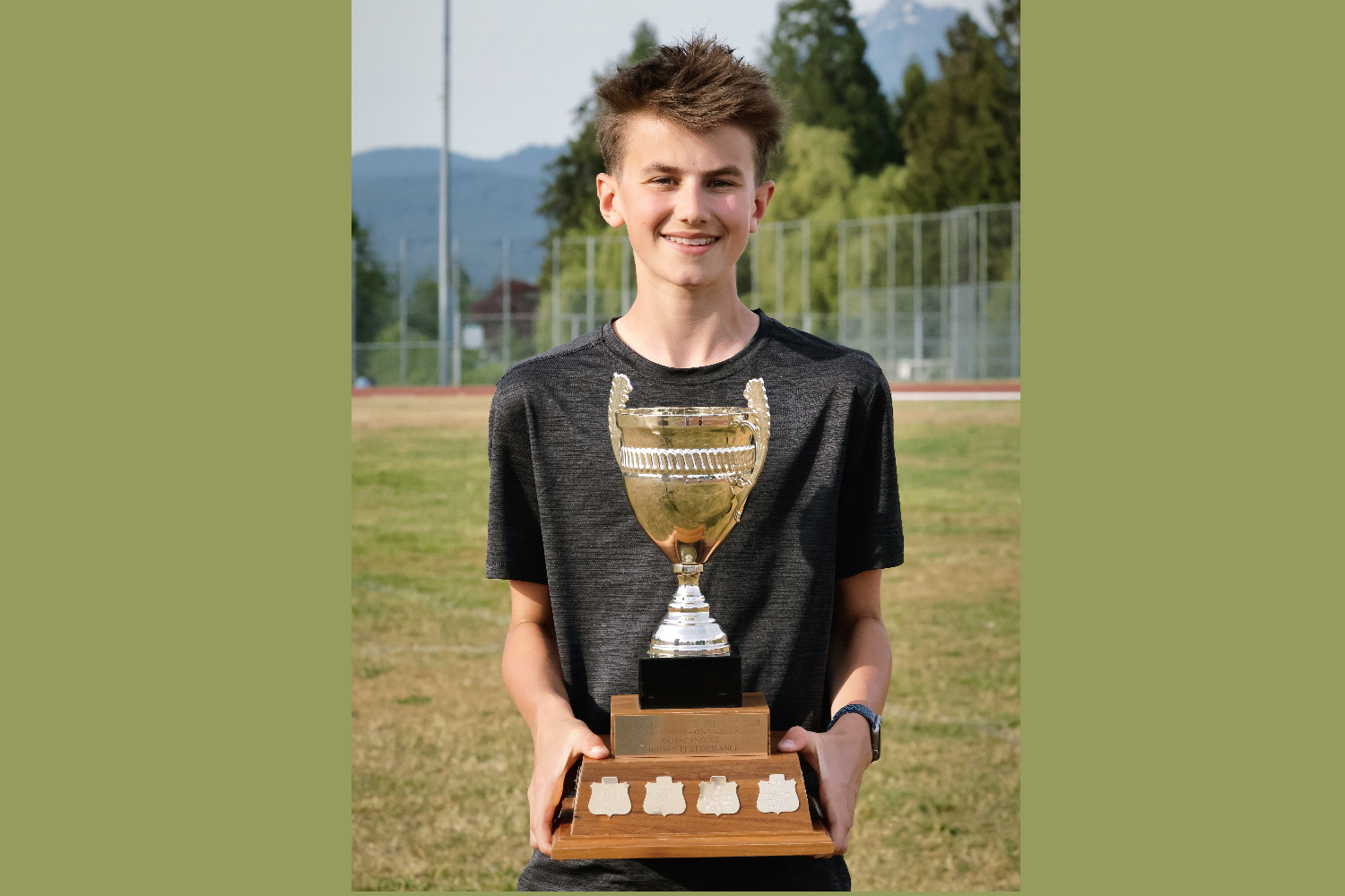 Outstanding Performance Award for Jonah Hiebert 