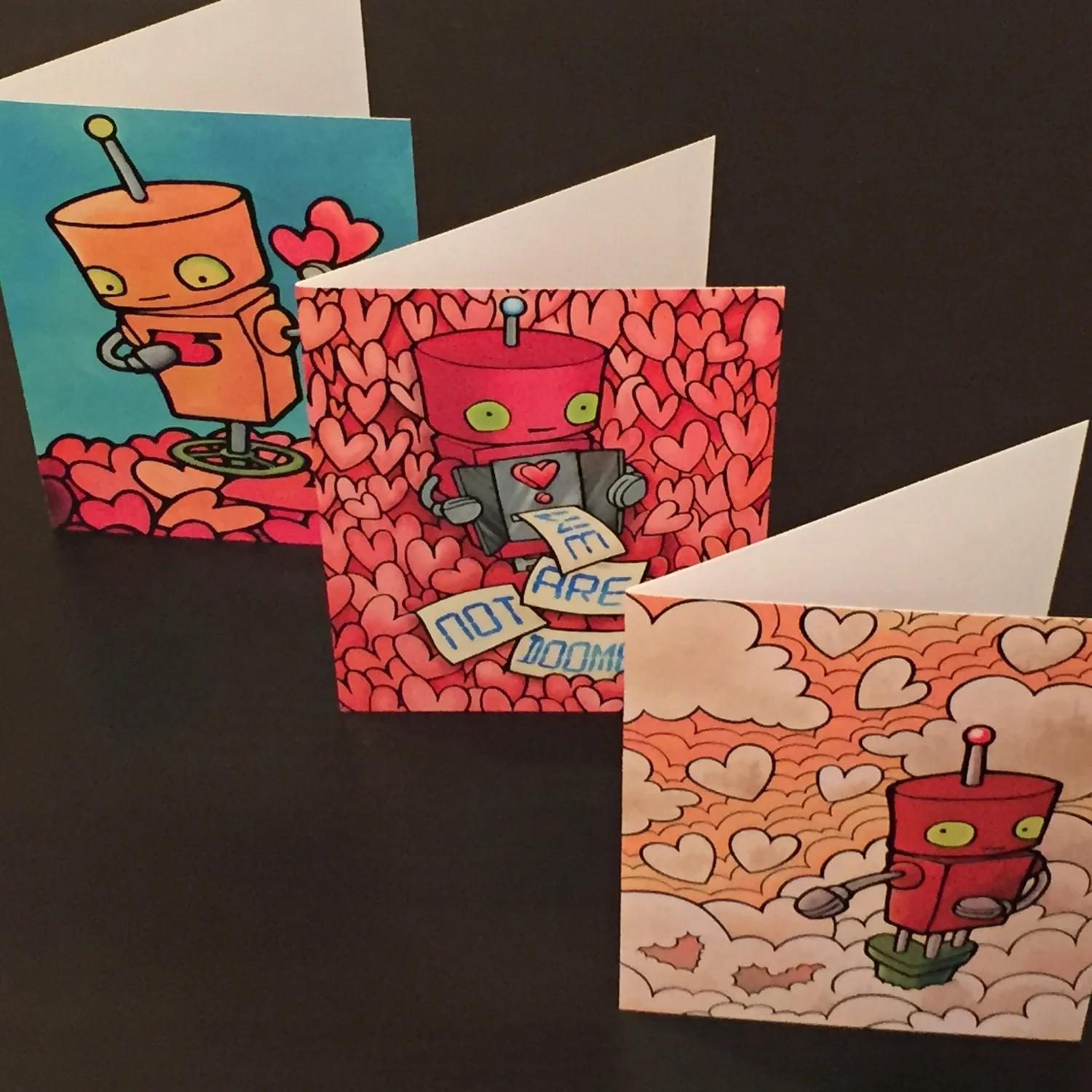 Folded Greeting Cards, blank inside