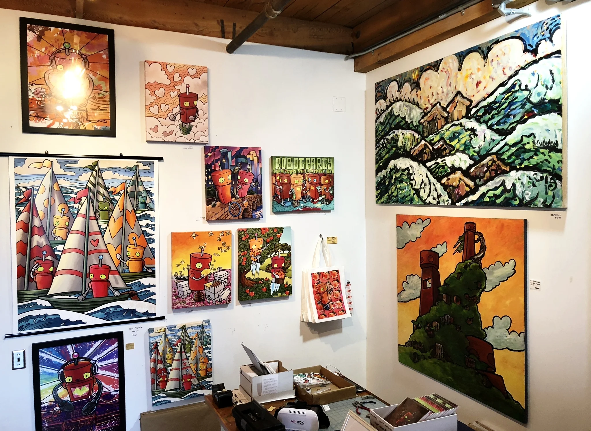 A little corner of Studio 317.