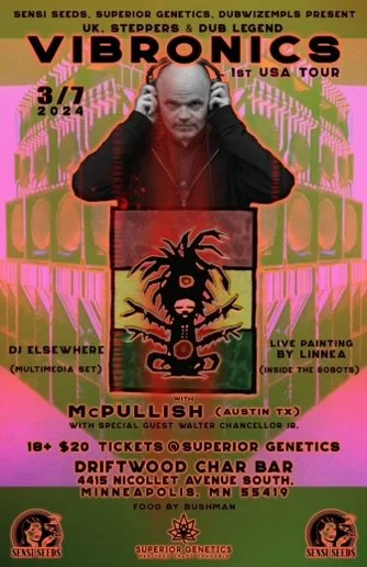 VIBRONICS: Live Painting with UK Dub Reggae Legend