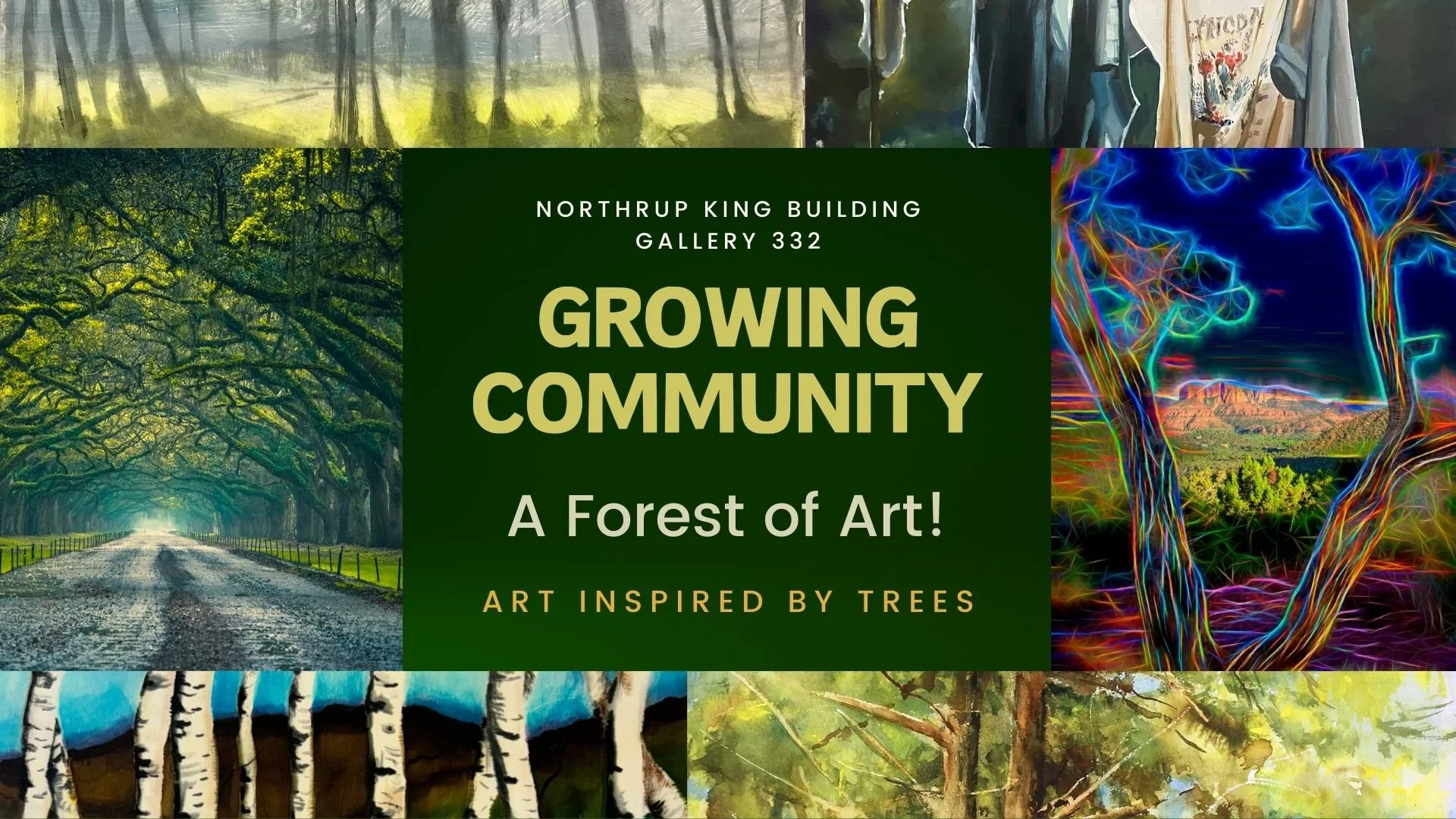 A Forest Of Art: Group exhibit at Northrup King Gallery 332